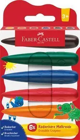 Faber-Castell Palmwachs-Kreiden – 6 Farben